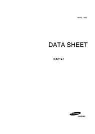 DataSheet KA2141 pdf