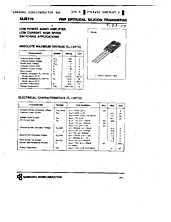 DataSheet MJE170 pdf