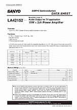 DataSheet LA42152 pdf