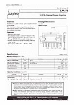 DataSheet LA4278 pdf