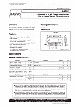 DataSheet LA4282 pdf