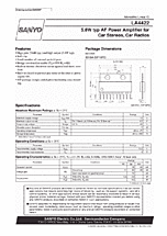 DataSheet LA4422 pdf