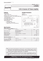 DataSheet LA4445 pdf