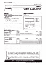 DataSheet LA4555 pdf