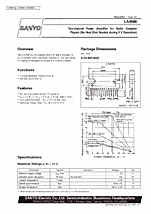 DataSheet LA4598 pdf