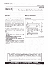 DataSheet LA4628 pdf