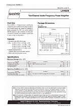 DataSheet LA4629 pdf