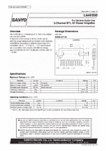 DataSheet LA4635B pdf