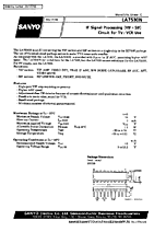 DataSheet LA7530N pdf