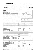 DataSheet BTS110 pdf