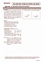 DataSheet CXA1101P pdf