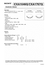 DataSheet CXA1646Q pdf