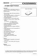 DataSheet CXD2500BQ pdf