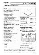 DataSheet CXD2589Q pdf