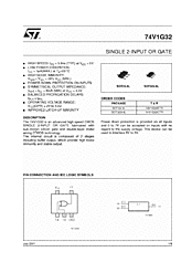 DataSheet 74V1G32CTR pdf