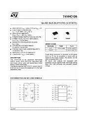 DataSheet 74VHC126MTR pdf