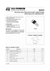 DataSheet BU810 pdf