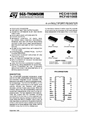 DataSheet HCF40108B pdf