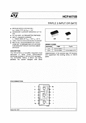 DataSheet HCF4075B pdf