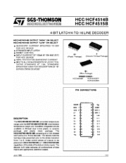 DataSheet HCF4515B pdf