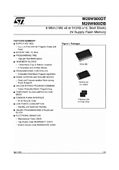 DataSheet M29W800DB pdf