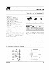 DataSheet M74HC11 pdf