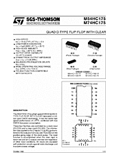 DataSheet M74HC175 pdf