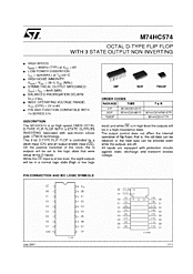 DataSheet M74HC574 pdf