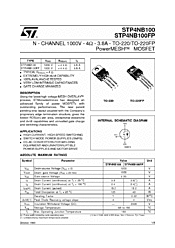 DataSheet STP4NB100 pdf