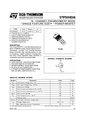 DataSheet STP50NE08 pdf