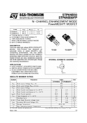 DataSheet STP6NB50 pdf