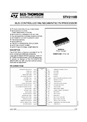 DataSheet STV2118B pdf