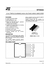 DataSheet STV9553 pdf