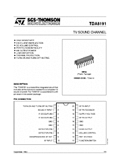 DataSheet TDA8191 pdf