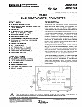 DataSheet ADS1243 pdf
