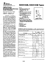 DataSheet CD40102B pdf