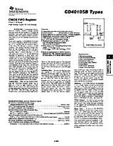 DataSheet CD40105BE pdf