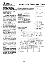 DataSheet CD40192B pdf