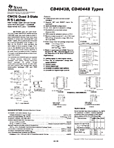 DataSheet CD4043B pdf