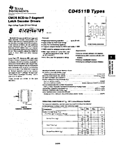 DataSheet CD4511B pdf