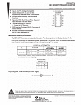 DataSheet CD74ACT14 pdf