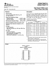 DataSheet CD74HC11 pdf