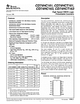 DataSheet CD74HCT163 pdf