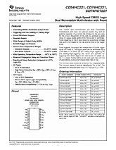 DataSheet CD74HCT221 pdf