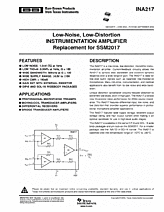 DataSheet INA217 pdf