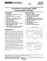 DataSheet INA321 pdf