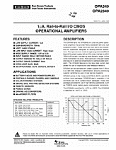 DataSheet OPA2349 pdf