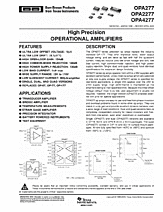 DataSheet OPA277 pdf