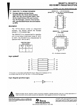 DataSheet SN74HCT14 pdf