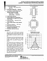 DataSheet TLC27L4B pdf